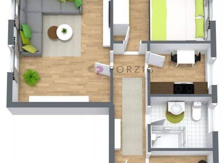 Wohnung zur Miete 480 € 2 Zimmer 53,3 m² frei ab 01.03.2026 Querstraße 2a Damgarten Ribnitz-Damgarten 18311