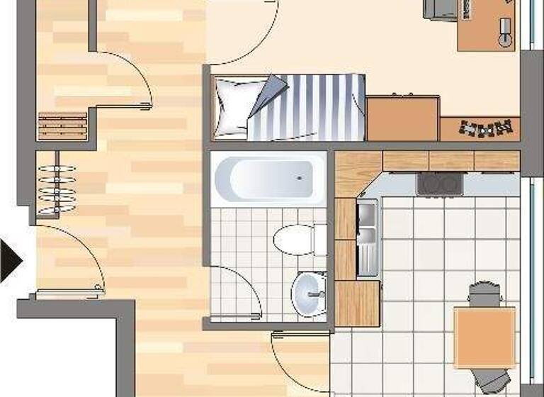 Wohnung zur Miete nur mit Wohnberechtigungsschein 376 € 3 Zimmer 76,7 m² 3. Geschoss frei ab 31.12.2026 Clarenberg 9 Hörde Dortmund 44263