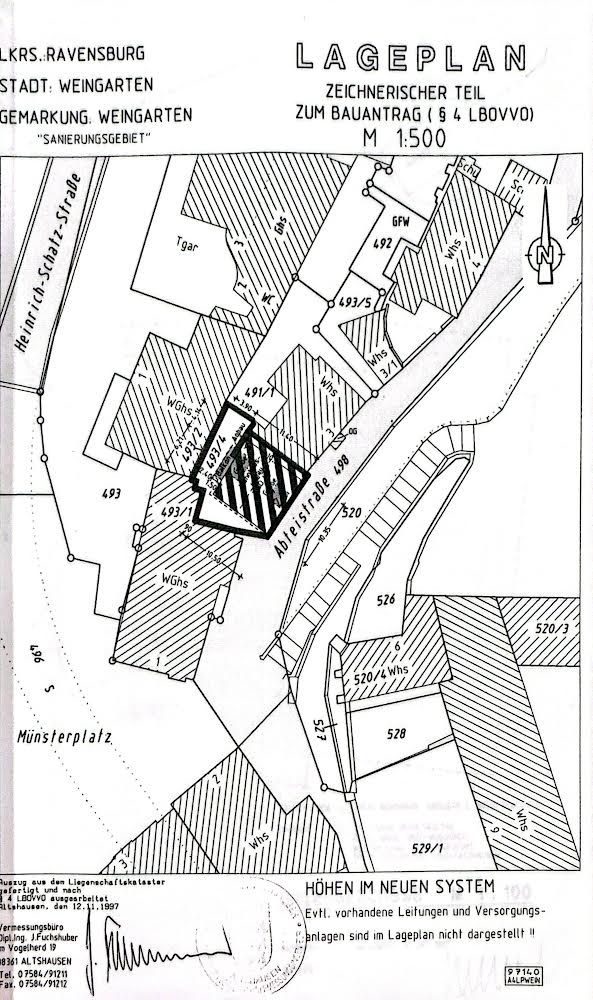 Wohnung zum Kauf 328.000 € 4 Zimmer 91 m²<br/>Wohnfläche 2.<br/>Geschoss Abteistraße 2 Weingarten 88250