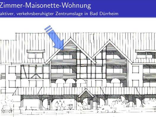 Maisonette zum Kauf provisionsfrei 370.000 € 4,5 Zimmer 148 m² Geschoss 3/4 Bad Dürrheim 78073