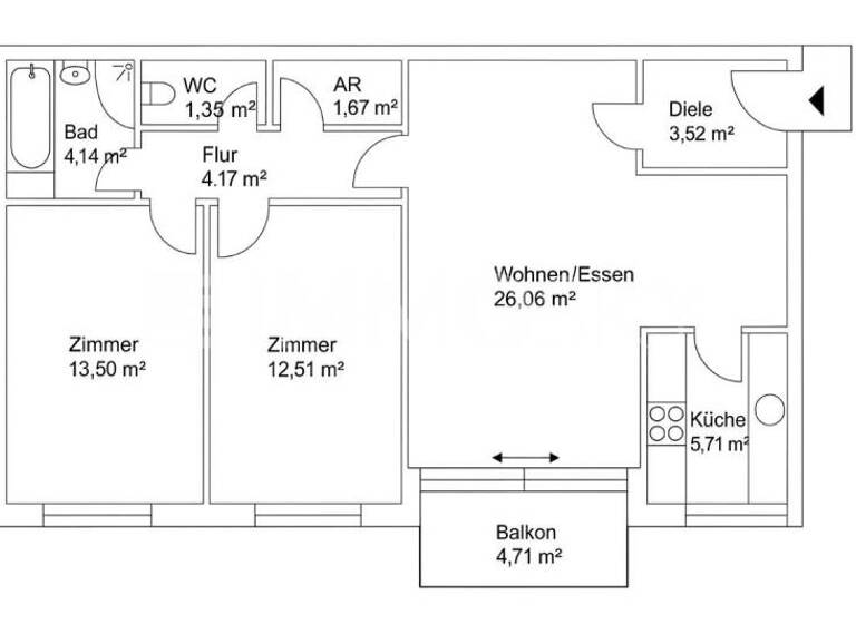 Wohnung zum Kauf 479.000 € 3 Zimmer 73 m² 1. Geschoss Morzg Salzburg 5020