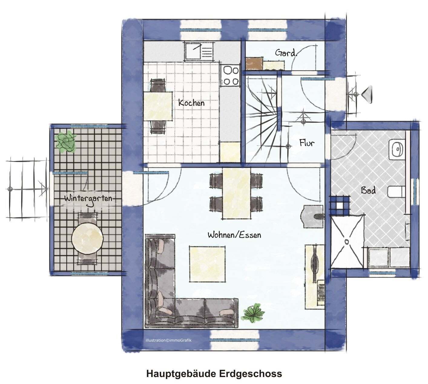 Einfamilienhaus zur Miete 1.500 € 4,5 Zimmer 130 m²<br/>Wohnfläche 2.000 m²<br/>Grundstück 01.02.2025<br/>Verfügbarkeit Auf Obermark 1 Oberlauchringen Lauchringen 79787