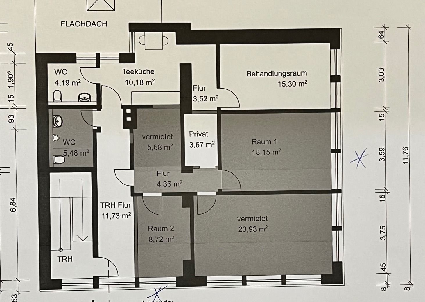 Büro-/Praxisfläche zur Miete 90 € 1 Zimmer 9 m²<br/>Bürofläche Bad Kissingen Bad Kissingen 97688