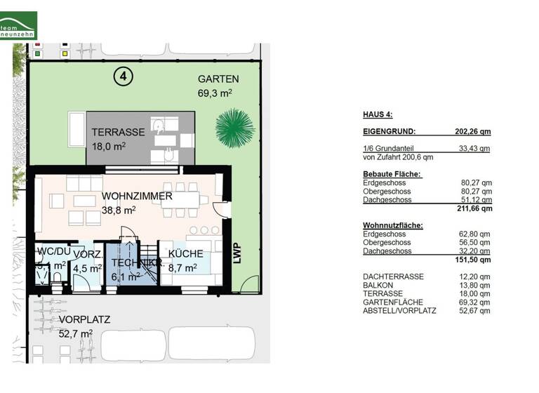 Einfamilienhaus zum Kauf - Erstbezug 549.000 € 5 Zimmer 151,9 m² 202,3 m² Grundstück Deutsch-Wagram 2232