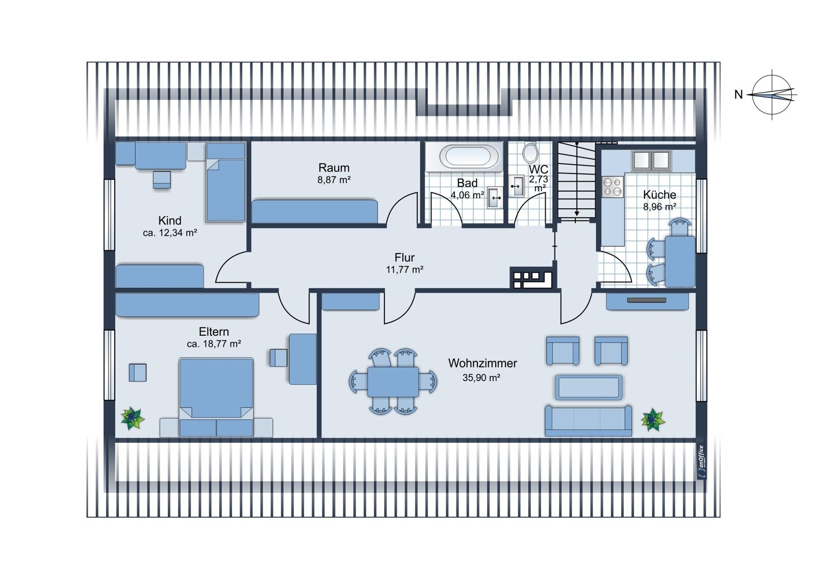 Wohnung zur Miete 1.200 € 4 Zimmer 103,4 m²<br/>Wohnfläche 1.<br/>Geschoss 01.01.2025<br/>Verfügbarkeit Neusäß Neusäß 86356