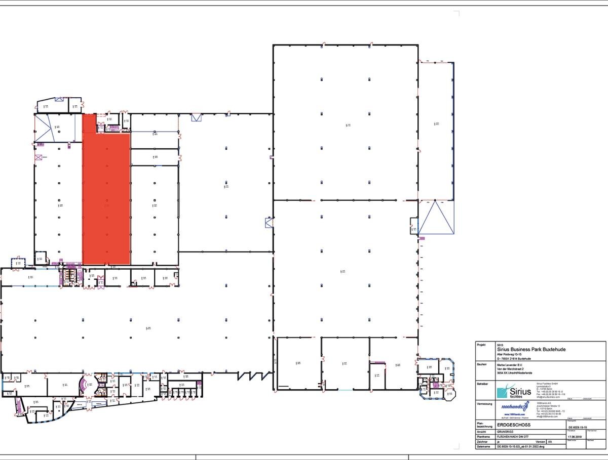 Lagerhalle zur Miete 5,50 € 1.140 m²<br/>Lagerfläche Alter Postweg 13-15 Buxtehude Buxtehude 21614