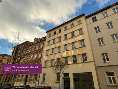 Wohnung zur Miete 350 € 2 Zimmer 35 m² 4. Geschoss Thomasiusstraße 42 Innenstadt Halle 06110