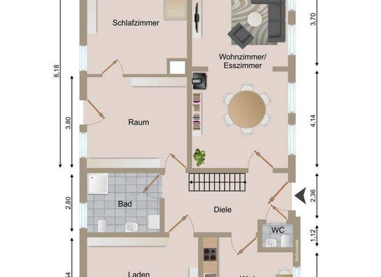 Einfamilienhaus zum Kauf 249.000 € 7 Zimmer 208 m² 409 m² Grundstück Meldorf 25704