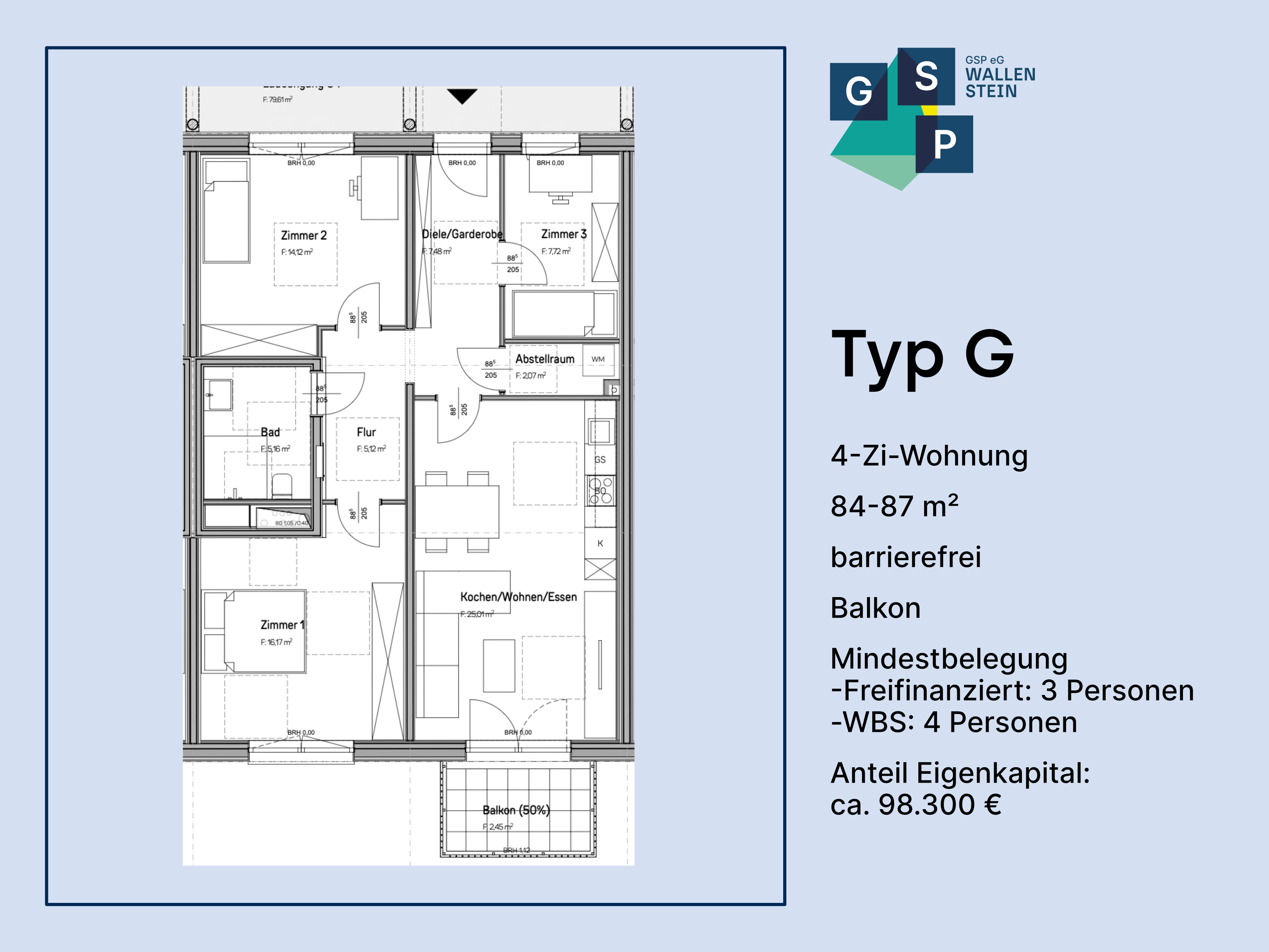 Wohnung zur Miete 1.218 € 4 Zimmer 84 m²<br/>Wohnfläche Wallensteinstraße 65/66 Karlshorst Berlin 10318