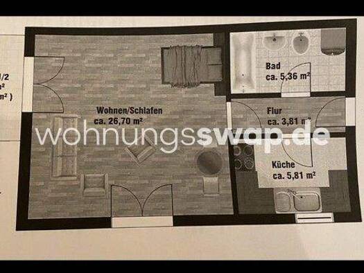 Studio zur Miete Tauschwohnung 765 € 1 Zimmer 45 m² EG Gauting München 82131