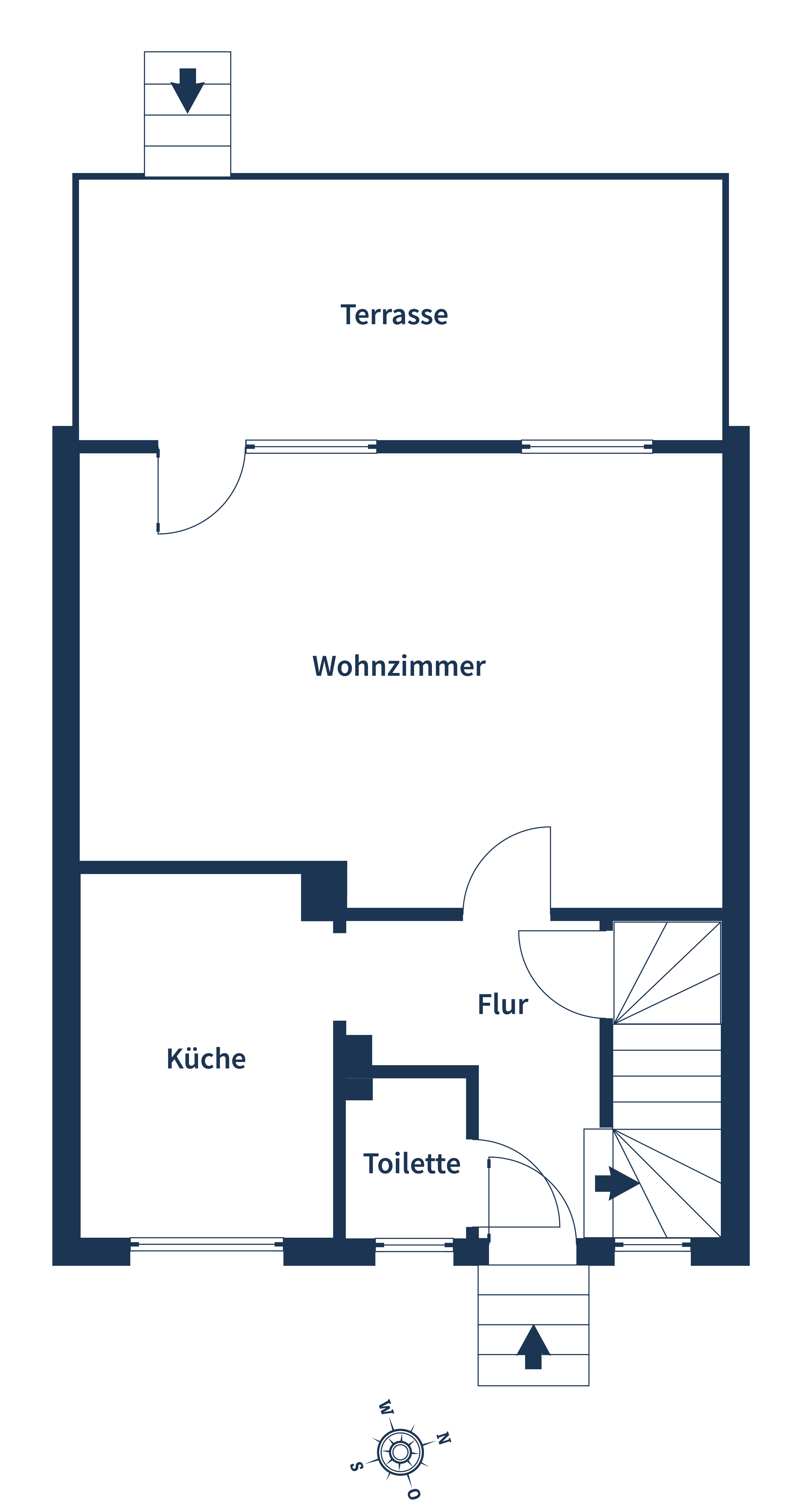 Reihenmittelhaus zum Kauf 189.000 € 4 Zimmer 99 m²<br/>Wohnfläche 176 m²<br/>Grundstück Wendeburg Wendeburg 38176