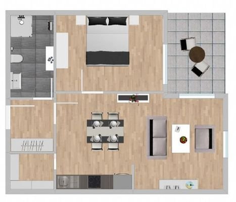 Wohnung zur Miete 840 € 2 Zimmer 58 m² frei ab 01.12.2024 Im Wasengärtle 13 Schliengen Schliengen 79418