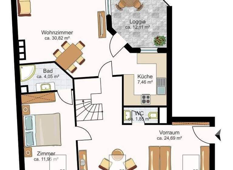 Wohnung zum Kauf 398.000 € 4 Zimmer 127 m² 3. Geschoss Mödling 2340