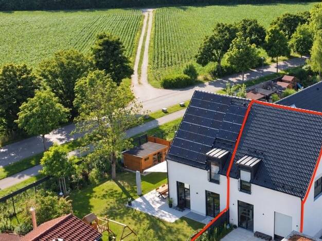 Doppelhaushälfte zum Kauf provisionsfrei 1.299.999 € 5 Zimmer 125 m² 200 m² Grundstück Pfarrer-Seeanner-Straße 40 Garching Garching bei München 85748