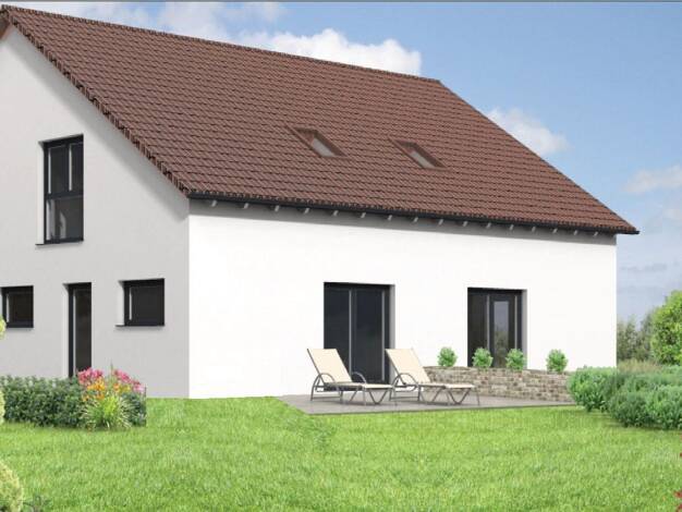 Doppelhaushälfte zur Miete - Erstbezug 1.610 € 5 Zimmer 107 m² 250 m² Grundstück frei ab 01.09.2026 Althengstett 75382
