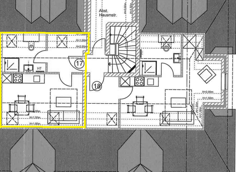 Studio zur Miete 960 € 1 Zimmer 35,6 m² Kirchenweg 13-15 Westerland Sylt 25980