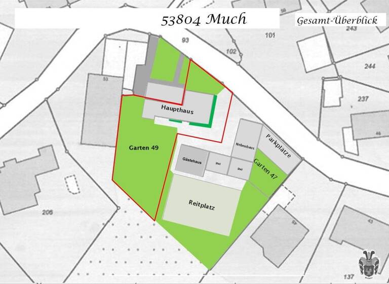 Bauernhaus zum Kauf provisionsfrei 517.000 € 9 Zimmer 222 m² 605 m² Grundstück Wellerscheid Much 53804