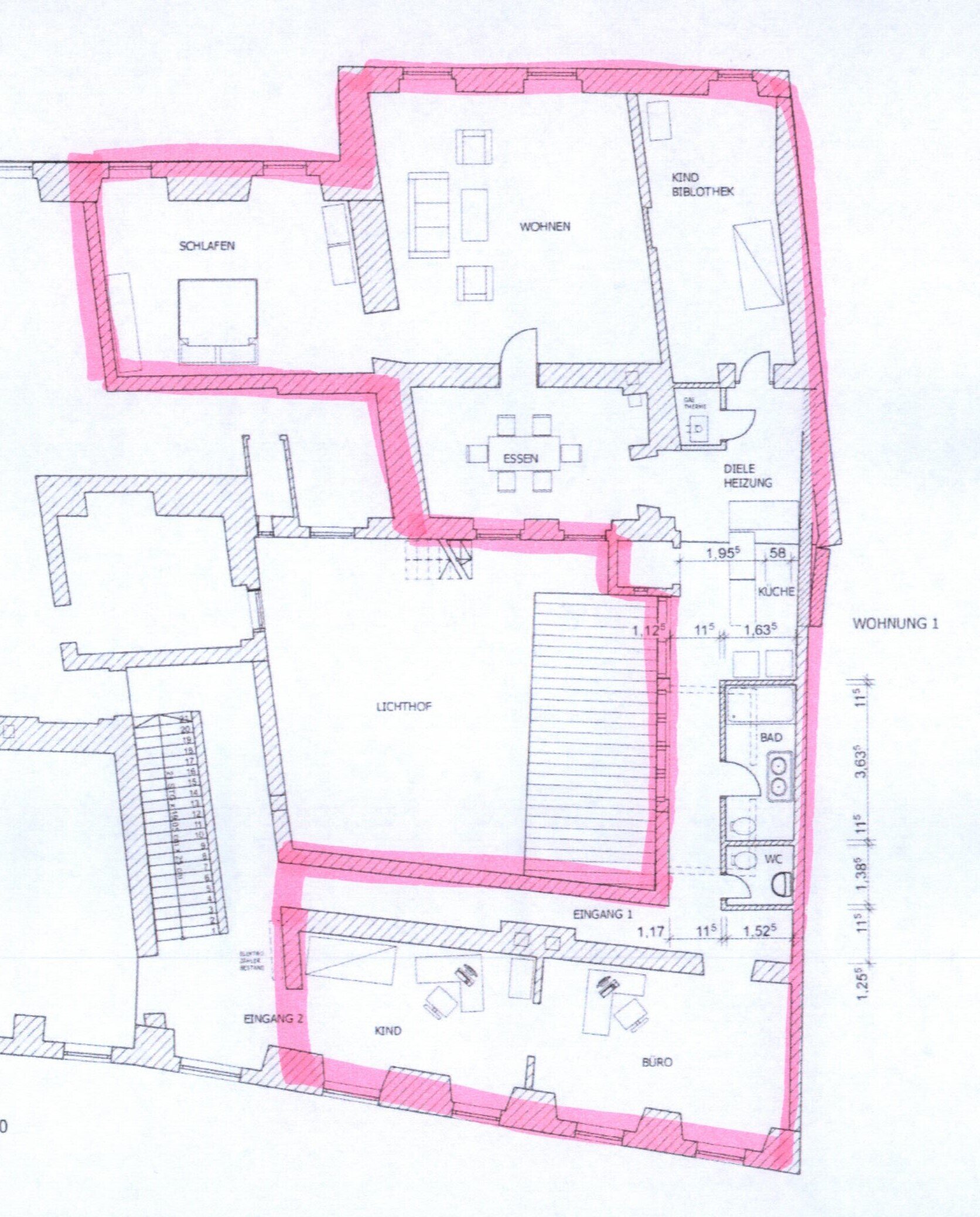 Bürofläche zur Miete provisionsfrei 1.660 € 6 Zimmer 177,5 m²<br/>Bürofläche Altstadt Passau 94032