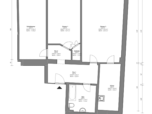Wohnung zur Miete 595 € 3 Zimmer 85 m² frei ab sofort Markt 17 Sangerhausen Sangerhausen 06526