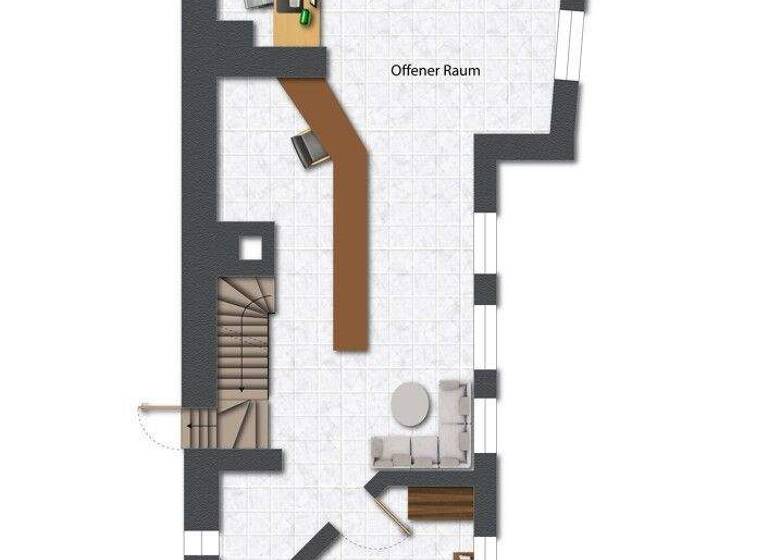 Bürofläche zur Miete 1.000 € 2 Zimmer 85 m² Bürofläche Günzburg 89312