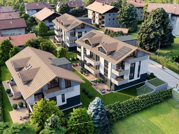 Wohnung zum Kauf - Erstbezug 585.000 € 3 Zimmer 85 m² 2. Geschoss Haslach Traunstein 83278