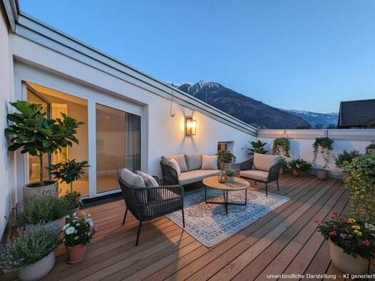 Penthouse zum Kauf - Erstbezug 4 Zimmer 98,5 m² 3. Geschoss Sennereistraße 1 Fügen 6263