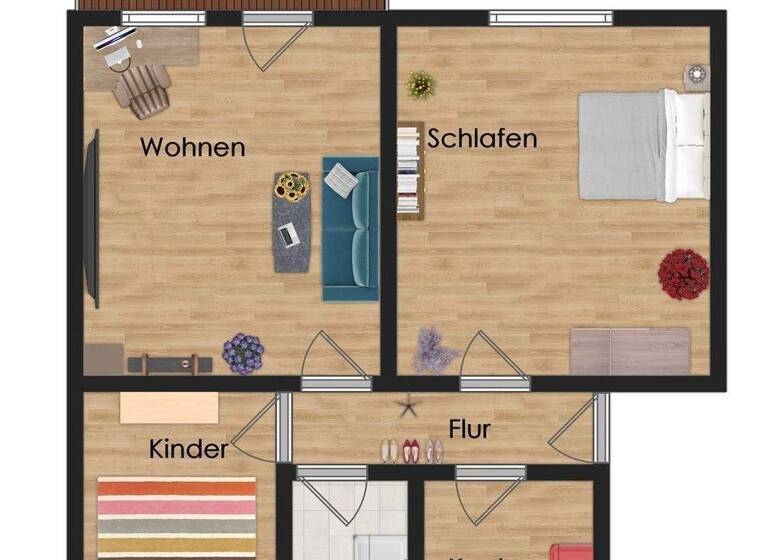 Wohnung zur Miete 330 € 3 Zimmer 60 m² 1. Geschoss Lengenfeld 08485