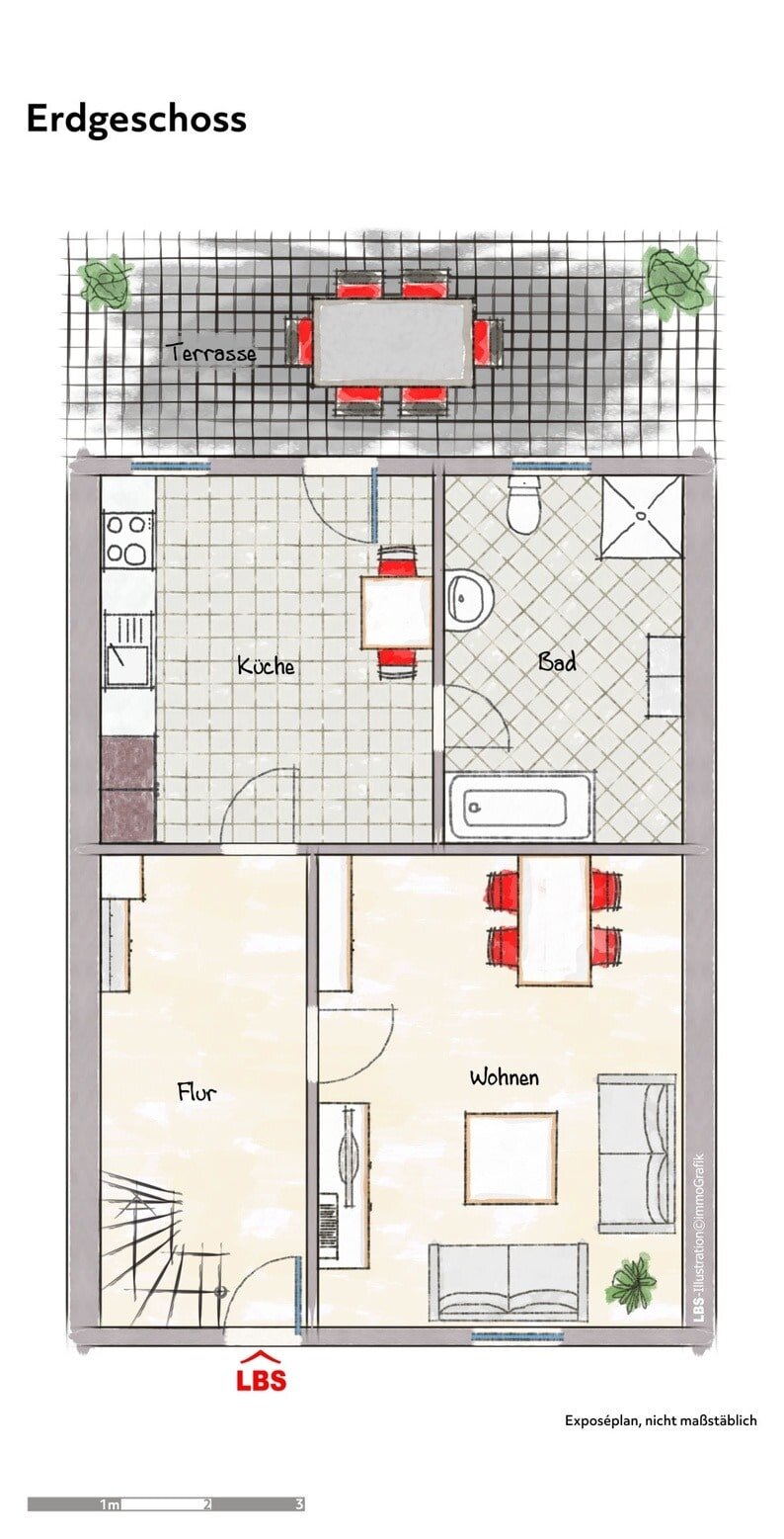 Reihenmittelhaus zum Kauf 95.000 € 3 Zimmer 80 m²<br/>Wohnfläche 137 m²<br/>Grundstück Ilmenau Ilmenau 98693