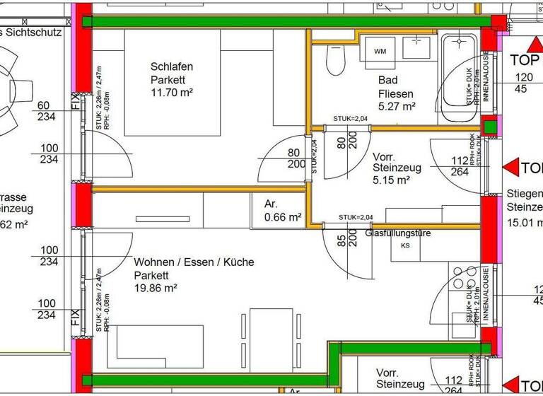 Wohnung zum Kauf 193.000 € 2 Zimmer 42,6 m² 2. Geschoss frei ab 01.05.2026 Hochsteingasse Geidorf Graz 8010
