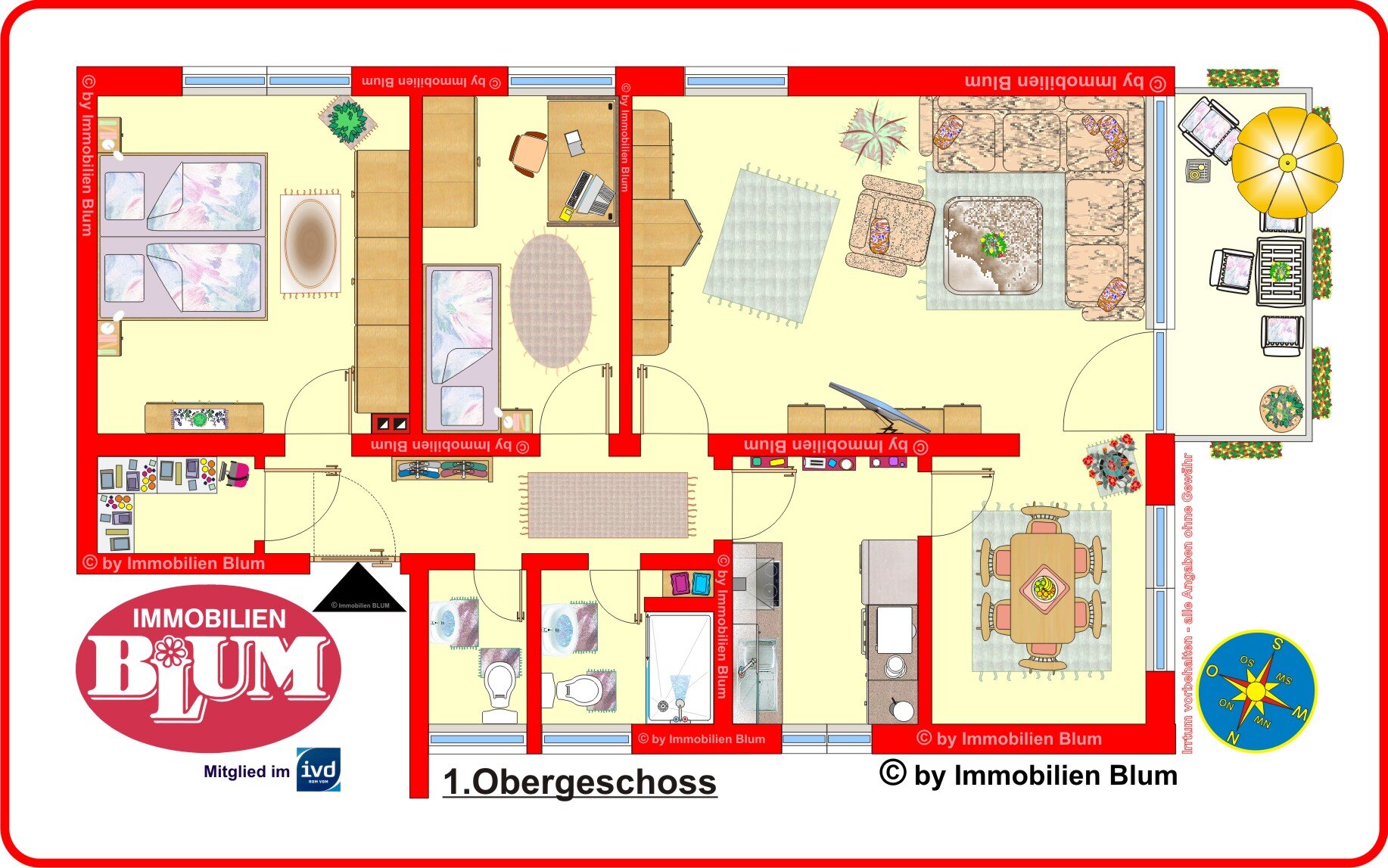 Wohnung zum Kauf 270.000 € 3,5 Zimmer 78 m²<br/>Wohnfläche 1.<br/>Geschoss Oggersheim / Stadtbezirk 314 Ludwigshafen am Rhein 67071