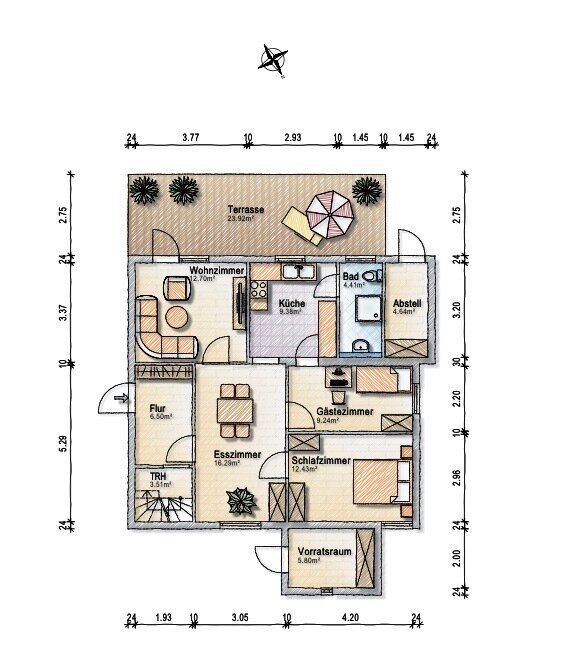 Einfamilienhaus zum Kauf 399.000 € 4 Zimmer 77 m²<br/>Wohnfläche 837 m²<br/>Grundstück Neuenhagen bei Berlin 15366