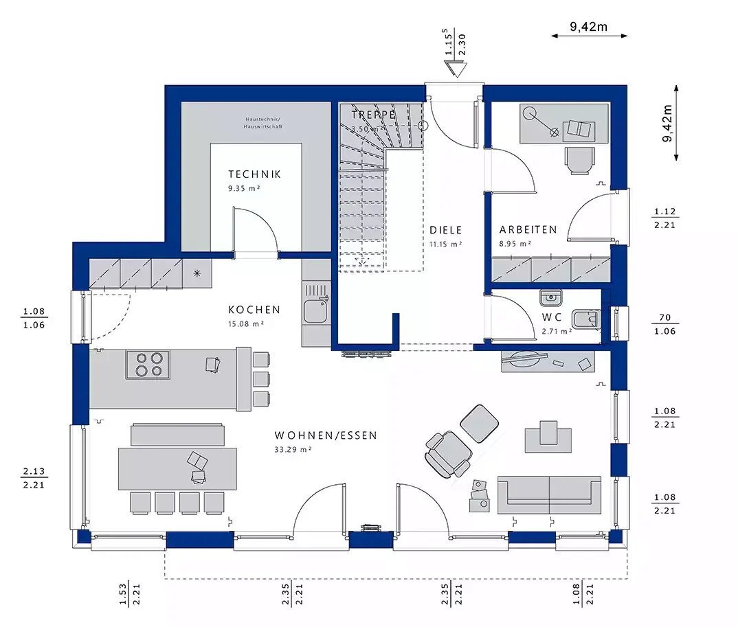 Haus zum Kauf 598.766 € 5 Zimmer 160 m²<br/>Wohnfläche 1.438 m²<br/>Grundstück Maßbach Maßbach 97711