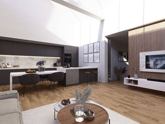 Wohnung zum Kauf 898.000 € 3 Zimmer 130 m² 2. Geschoss Am Schäfflerbach 7 Innenstadt Augsburg 86153