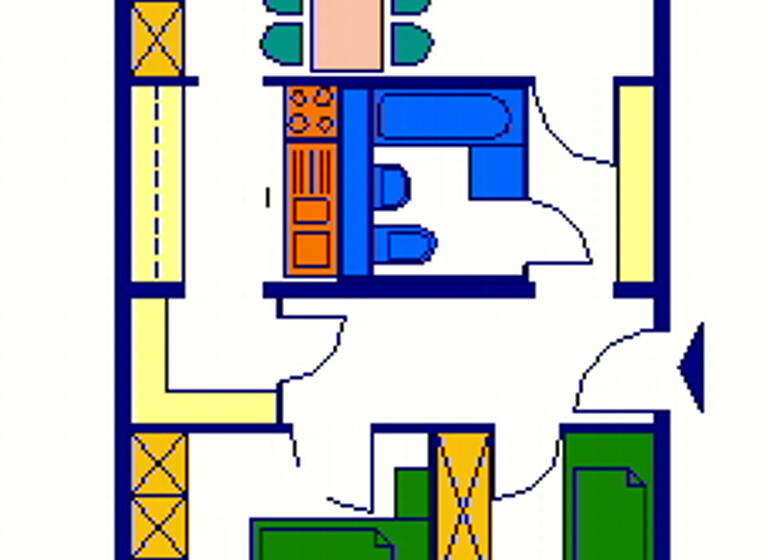Wohnung zur Miete 366 € 3 Zimmer 69 m² 5. Geschoss Clemens-Schiffel-Straße 7 Dörfel Marienberg 09496