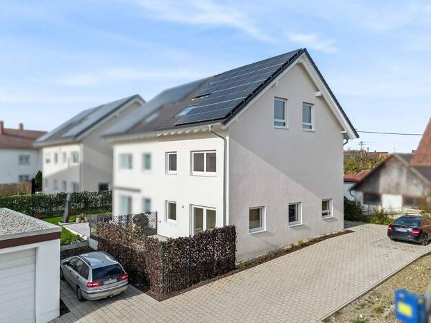 Doppelhaushälfte zum Kauf 624.900 € 6,5 Zimmer 142,4 m² 161 m² Grundstück Äpfingen Maselheim-Äpfingen 88437