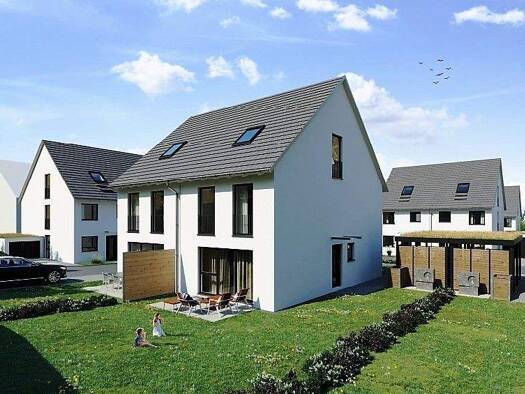 Doppelhaushälfte zum Kauf - Neubau provisionsfrei 473.000 € 5 Zimmer 128,2 m² 336,2 m² Grundstück frei ab sofort Neibsheim Bretten 75015