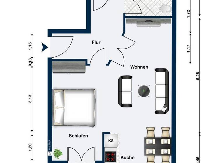 Wohnung zum Kauf 269.000 € 2 Zimmer 53 m² EG frei ab 01.04.2026 Schnelsen Hamburg / Schnelsen 22457