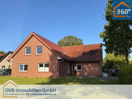 Einfamilienhaus zum Kauf 389.000 € 6 Zimmer 240 m² 1.403 m² Grundstück frei ab sofort Völlenerkönigsfehn Westoverledingen 26810