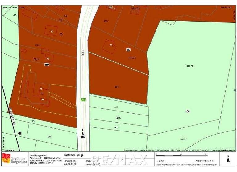 Grundstück zum Kauf 88.000 € 3.145 m² Grundstück Kleinmürbisch 95 Kleinmürbisch 7540