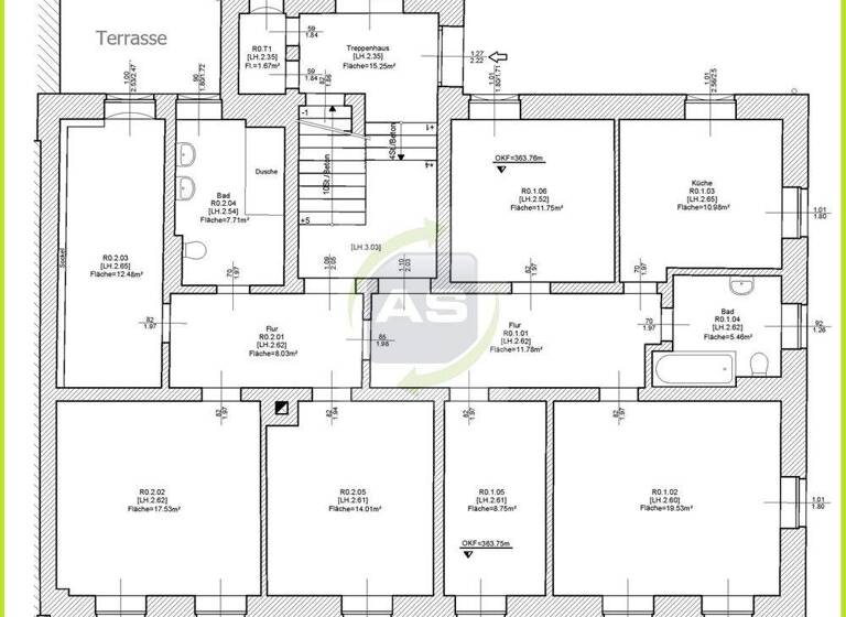 Wohnung zur Miete 768 € 6 Zimmer 128 m² EG Werdauer Straße 27 Neumark 08496