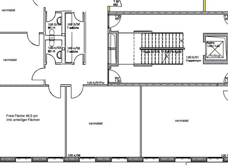 Bürofläche zur Miete provisionsfrei 495 € 1 Zimmer 49,5 m² Bürofläche Hilden 40721