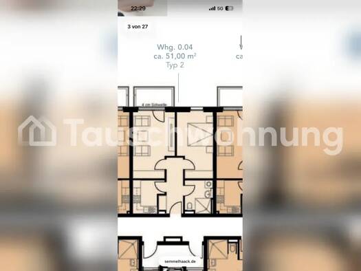 Wohnung zur Miete Tauschwohnung 585 € 2 Zimmer 51 m² 3. Geschoss Teltower Vorstadt Potsdam 14473