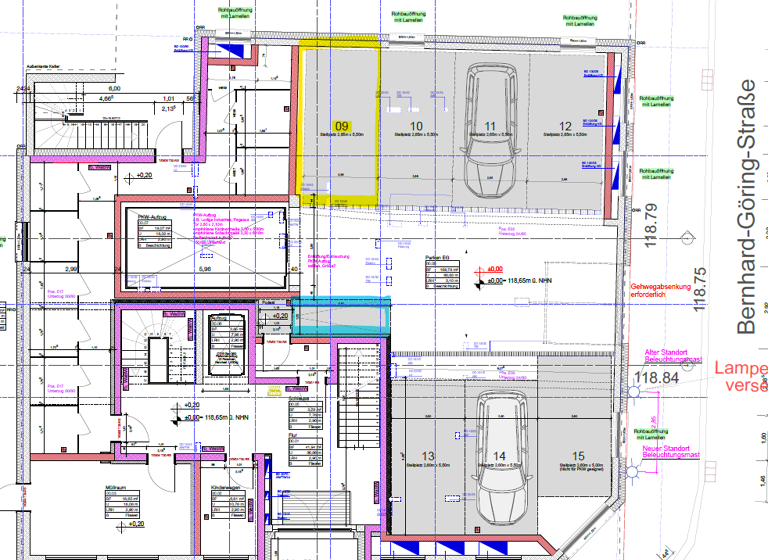Tiefgarage zum Kauf - Erstbezug provisionsfrei 9.500 € Südvorstadt Leipzig 04275