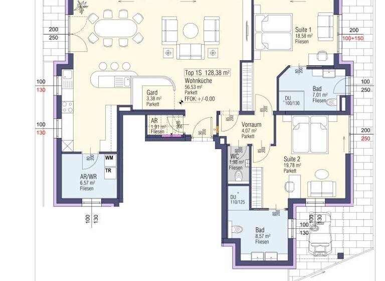 Wohnung zum Kauf - Erstbezug 2.580.000 € 3 Zimmer 128,4 m² EG frei ab 01.05.2027 Maria Wörth 9082