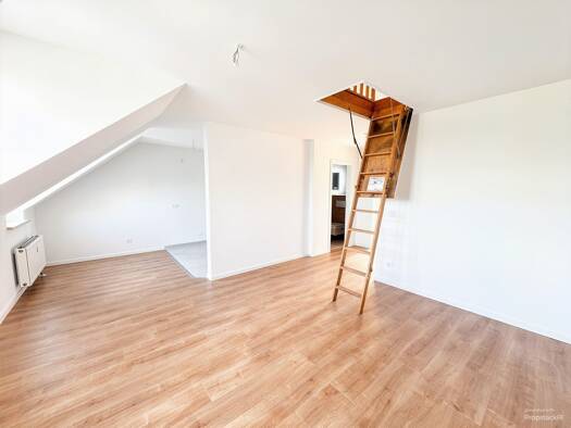 Maisonette zur Miete 799 € 2,5 Zimmer 56 m² 4. Geschoss Papiermühlstraße 40 Stötteritz Leipzig 04299