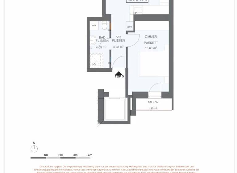 Wohnung zum Kauf 294.580 € 2 Zimmer 43,4 m² 2. Geschoss Wien 1170