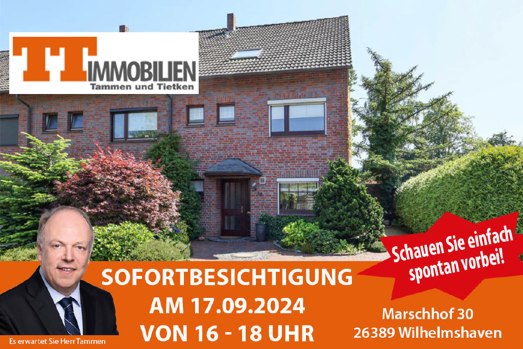 Reihenendhaus zum Kauf 327.000 € 5 Zimmer 186,6 m²<br/>Wohnfläche 426 m²<br/>Grundstück Neuende Wilhelmshaven-Aldenburg 26389