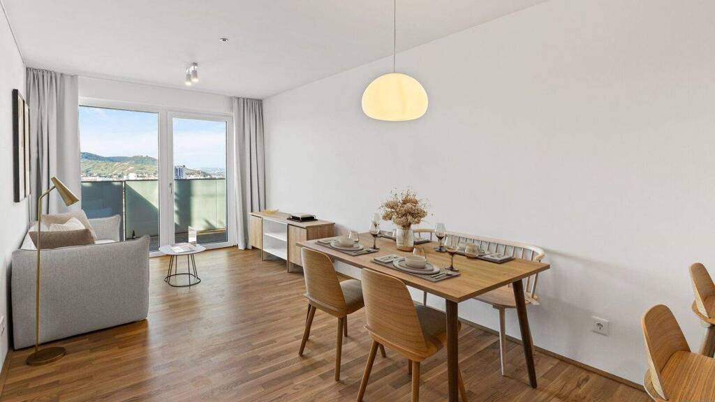 Wohnung zur Miete - Erstbezug 1.454 € 2 Zimmer 48,7 m² 23. Geschoss Dresdner Straße Wien 1200