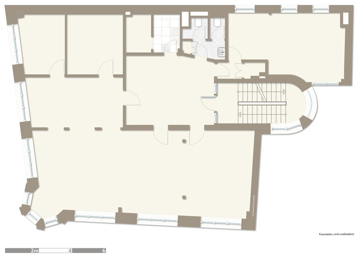 Bürogebäude zur Miete provisionsfrei 15,59 € 6 Zimmer 163,5 m²<br/>Bürofläche Altstadt - Mitte Freiburg 79098