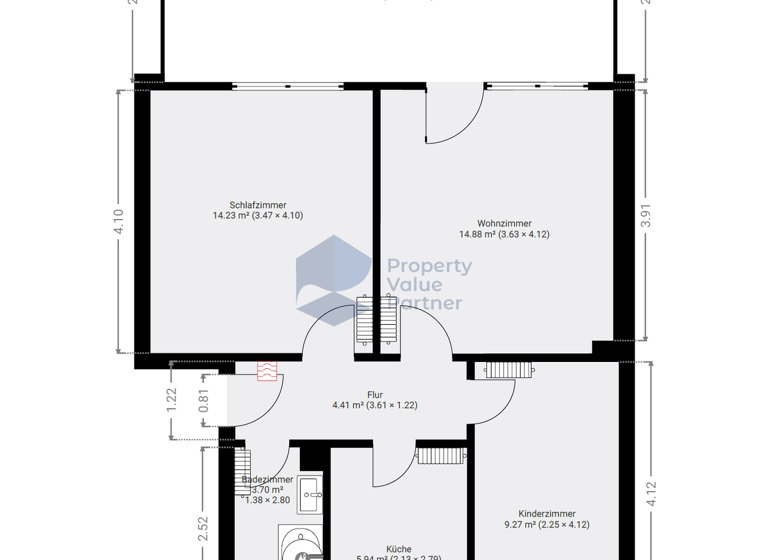 Wohnung zur Miete 425 € 3 Zimmer 52,3 m² EG Hohenstein Wolfsburg 38440